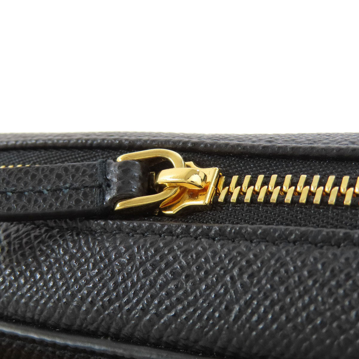 CHRISTIAN DIOR Karo double pouch Shoulder Bag Calf Ladies [Used]