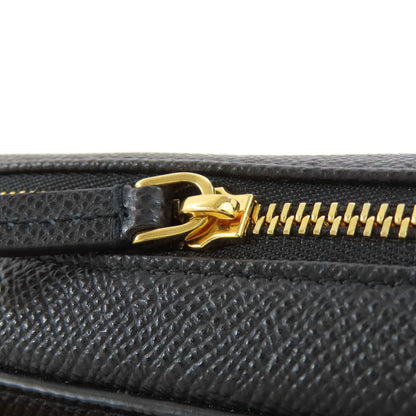 CHRISTIAN DIOR Karo double pouch Shoulder Bag Calf Ladies [Used]