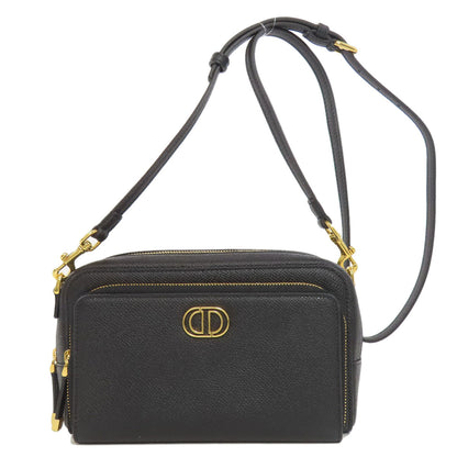 CHRISTIAN DIOR Karo double pouch Shoulder Bag Calf Ladies [Used]