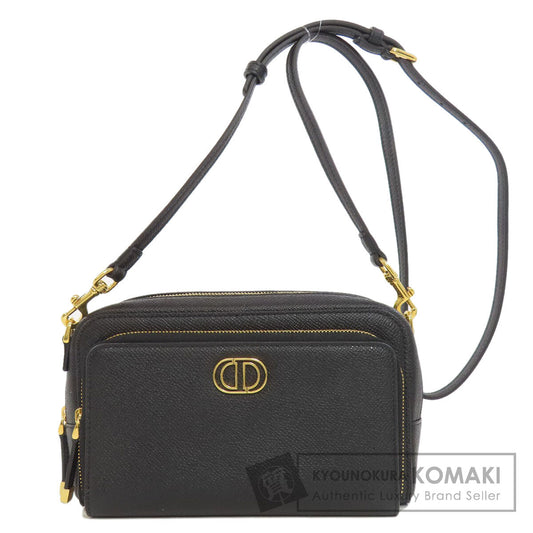 CHRISTIAN DIOR Karo double pouch Shoulder Bag Calf Ladies [Used]