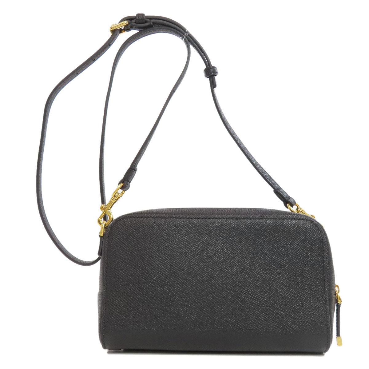 CHRISTIAN DIOR Karo double pouch Shoulder Bag Calf Ladies [Used]