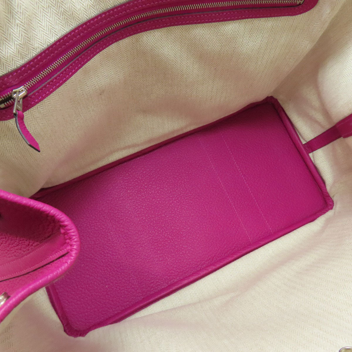 HERMES Garden Party PM Silver Hardware Tote Bag Negonda Ladies [Used]