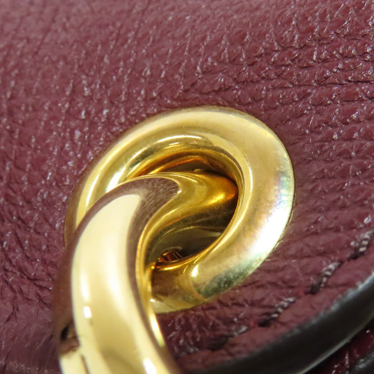 BURBERRY logo Shoulder Bag Leather Ladies [Used]