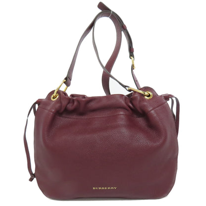 BURBERRY logo Shoulder Bag Leather Ladies [Used]