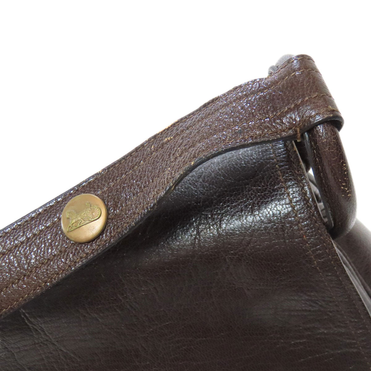CELINE Carriage Shoulder Bag Leather Ladies [Used]