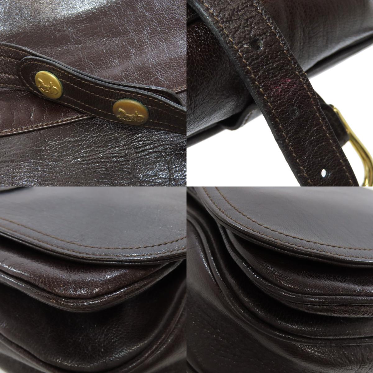 CELINE Carriage Shoulder Bag Leather Ladies [Used]