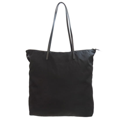 PRADA  1BY300 Tote Bag Logo Hardware Rose motif Nylon Ladies