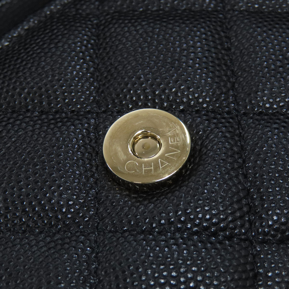 CHANEL ChainShoulder Matelasse GoldHardware Shoulder Bag Grained Calfskin Skin Ladies [Used]