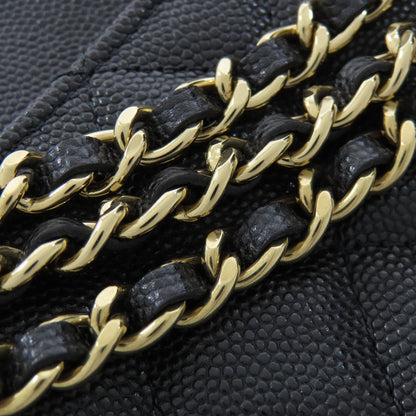 CHANEL ChainShoulder Matelasse GoldHardware Shoulder Bag Grained Calfskin Skin Ladies [Used]