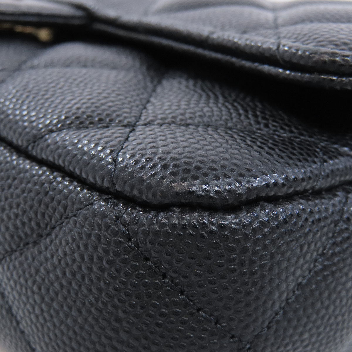 CHANEL ChainShoulder Matelasse GoldHardware Shoulder Bag Grained Calfskin Skin Ladies [Used]