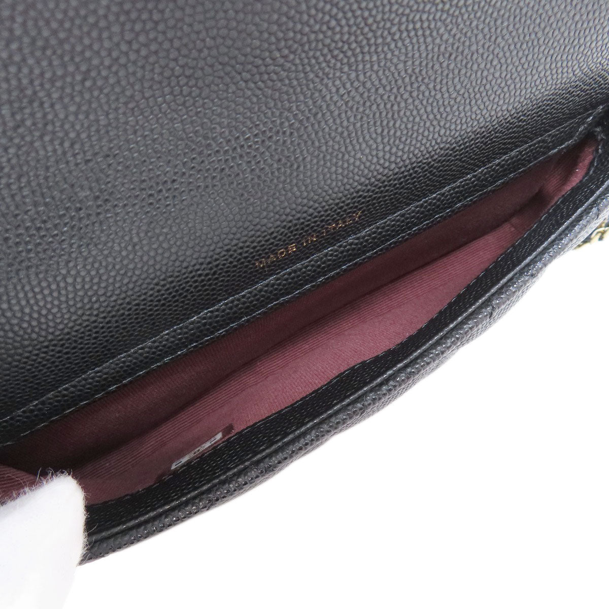 CHANEL ChainShoulder Matelasse GoldHardware Shoulder Bag Grained Calfskin Skin Ladies [Used]