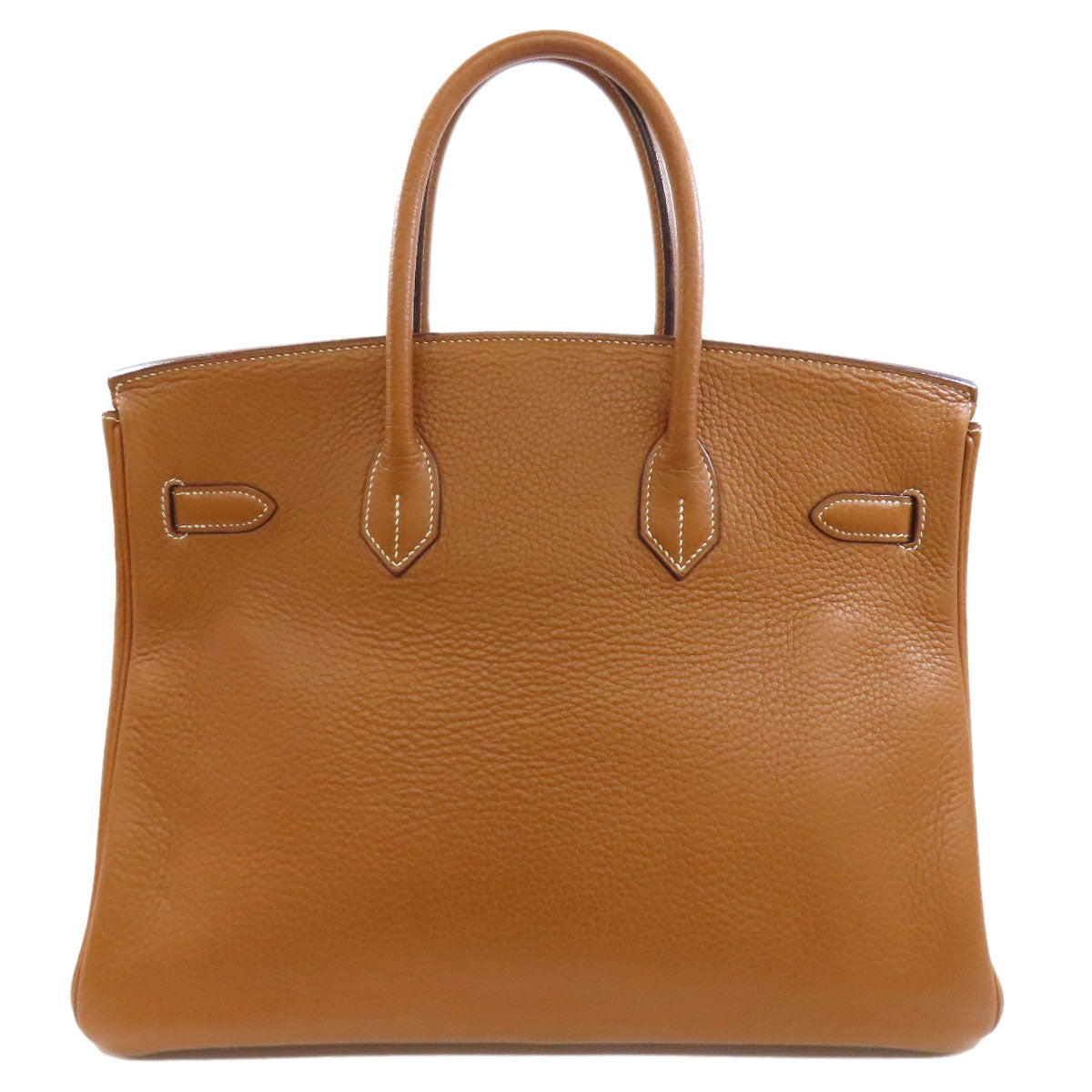 HERMES   Handbag Birkin 35 Gold SilverHardware Ardennes Ladies