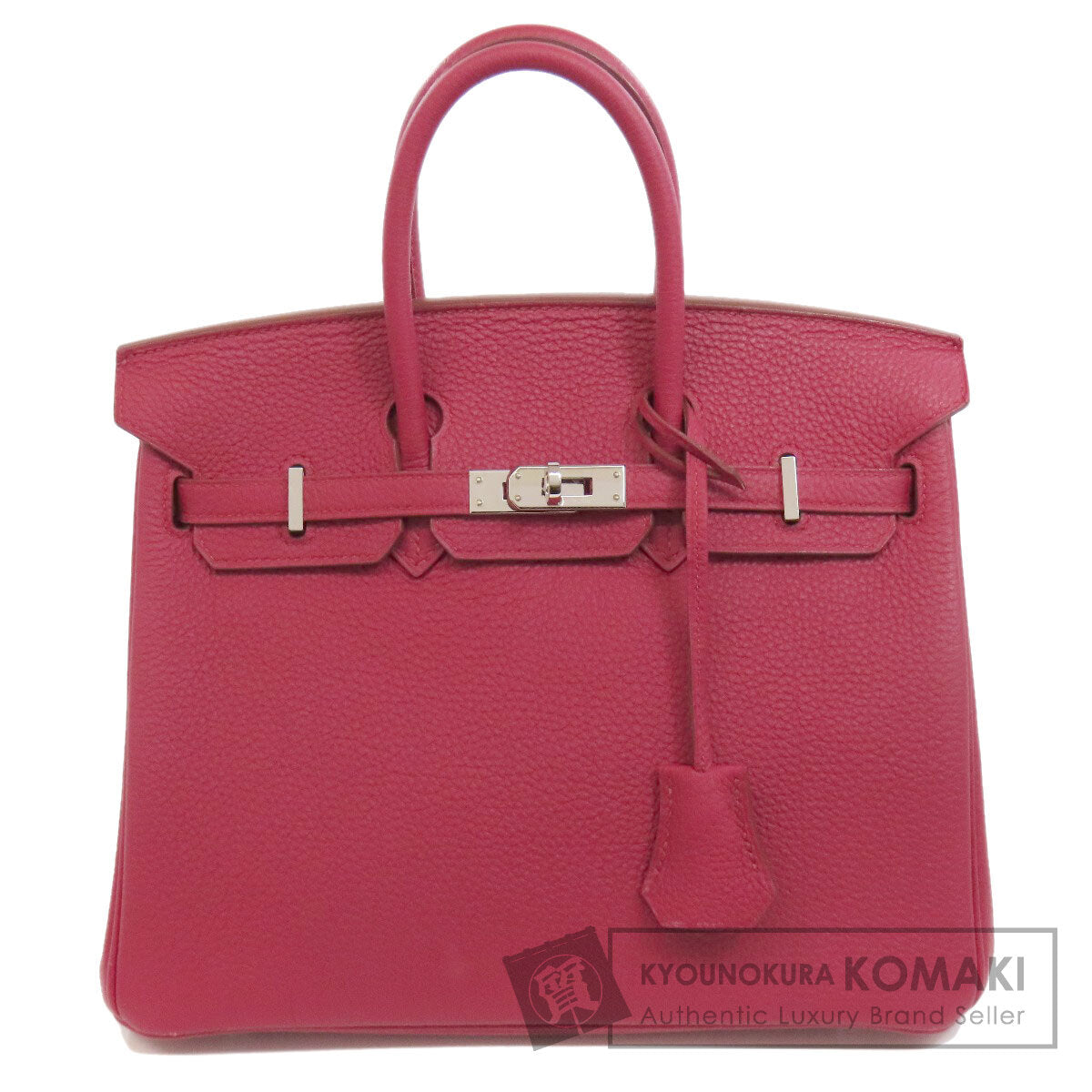 HERMES   Handbag Birkin 25 SilverHardware Togo Ladies