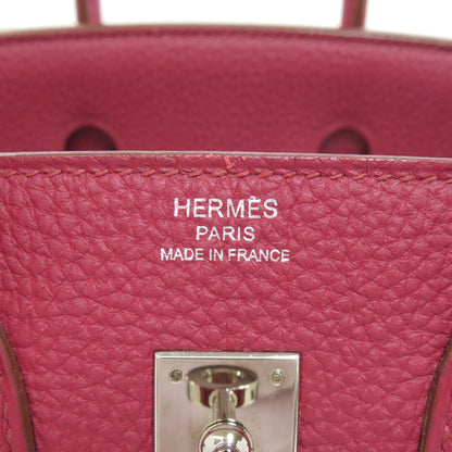 HERMES   Handbag Birkin 25 SilverHardware Togo Ladies