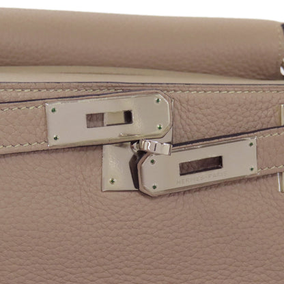 HERMES Gypsiere 28 SilverHardware Shoulder Bag Taurillon Clemence Ladies [Used]