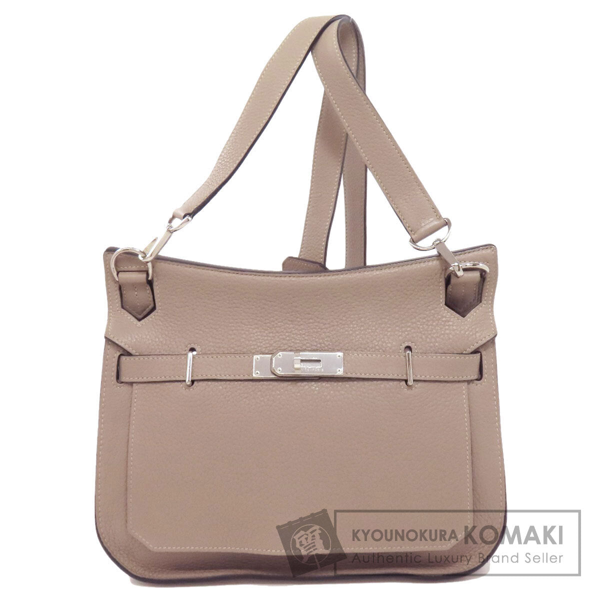 HERMES Gypsiere 28 SilverHardware Shoulder Bag Taurillon Clemence Ladies [Used]