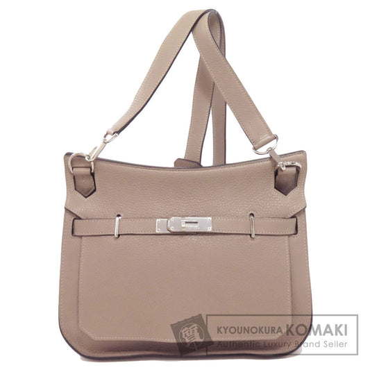 HERMES Gypsiere 28 SilverHardware Shoulder Bag Taurillon Clemence Ladies [Used]