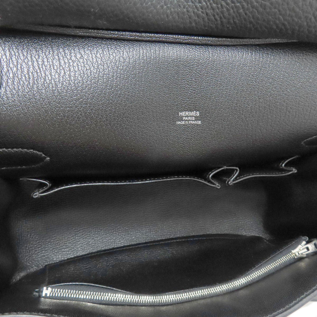 HERMES Gypsiere 28 SilverHardware Shoulder Bag Taurillon Clemence Ladies [Used]