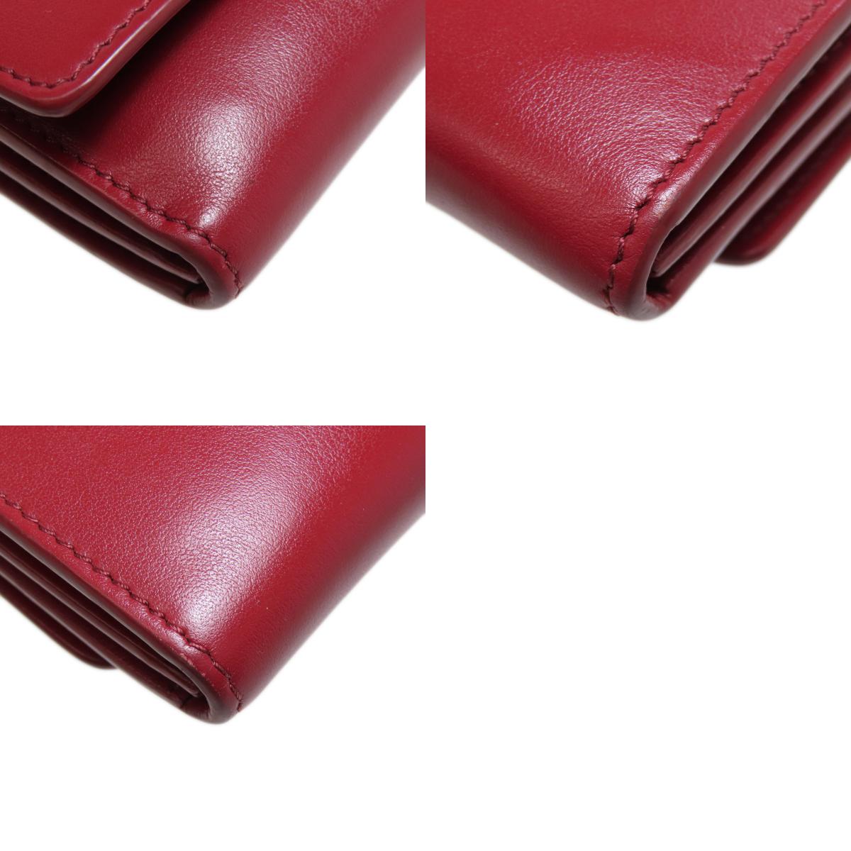 BURBERRY Shoulder wallet Long wallet (with coin pocket) Leather Ladies [Used]