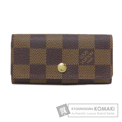 LOUIS VUITTON  N62631 key holder  Multicles4 Damier canvas Ladies