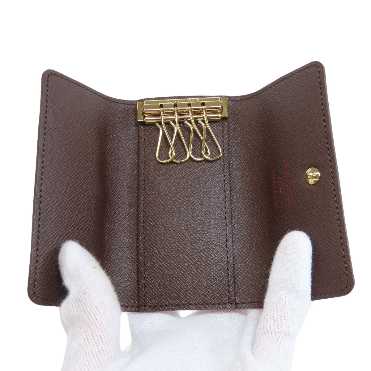 LOUIS VUITTON N62631 Multicles4 key holder Damier canvas Ladies [Used]