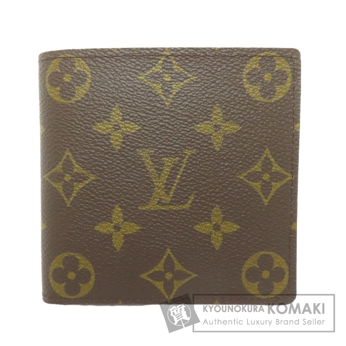 LOUIS VUITTON M61675 Portefeiulle・Marco (former) Bifold Wallet with Coin Pocket Monogram canvas Ladies [Used]