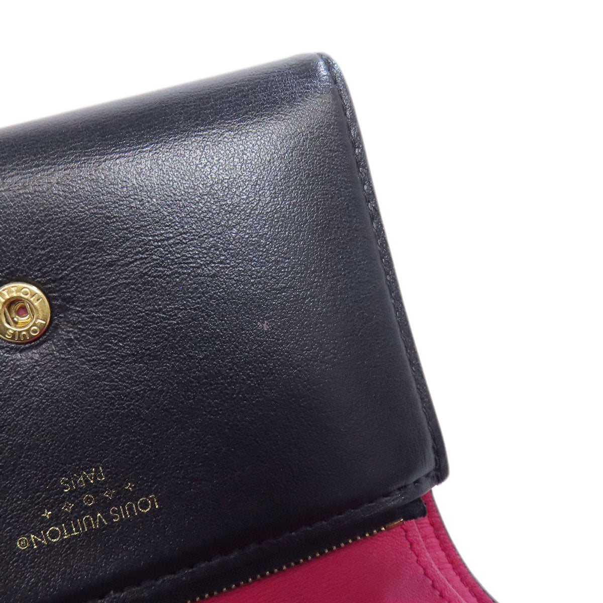 LOUIS VUITTON M69176 Portefeiulle LV Pont Neuf Bifold Wallet with Coin Pocket Leather Ladies [Used]
