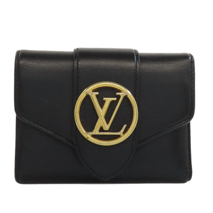 LOUIS VUITTON  M69176 Bifold Wallet with Coin Pocket Portefeiulle LV Pont Neuf Leather Ladies