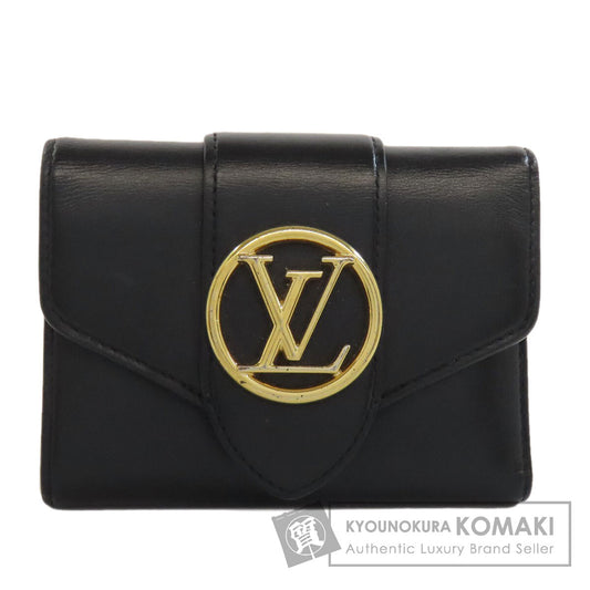 LOUIS VUITTON  M69176 Bifold Wallet with Coin Pocket Portefeiulle LV Pont Neuf Leather Ladies