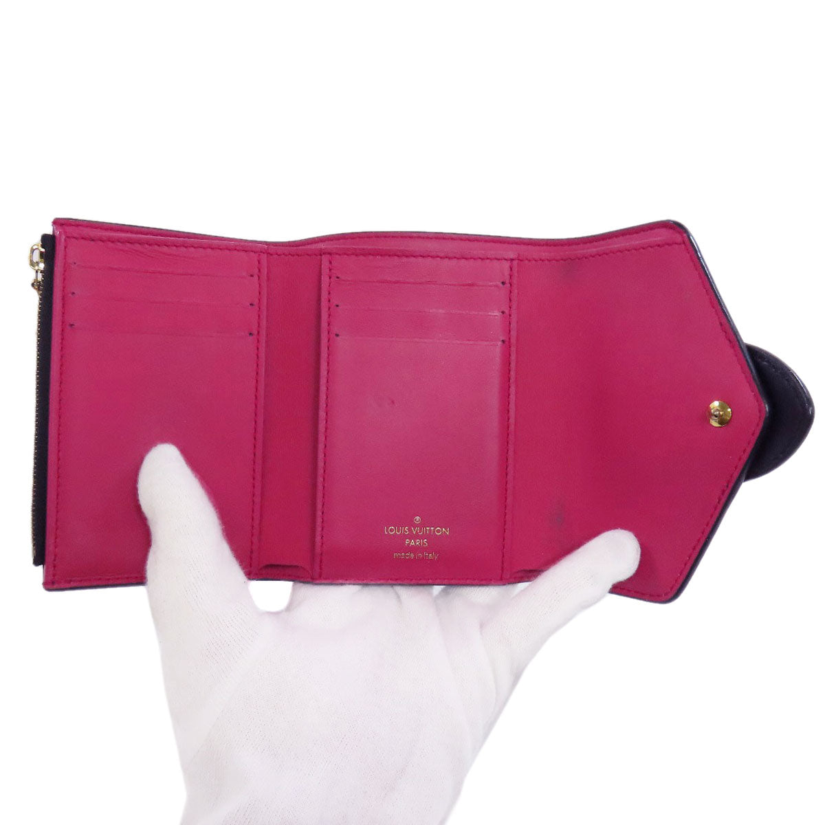 LOUIS VUITTON  M69176 Bifold Wallet with Coin Pocket Portefeiulle LV Pont Neuf Leather Ladies