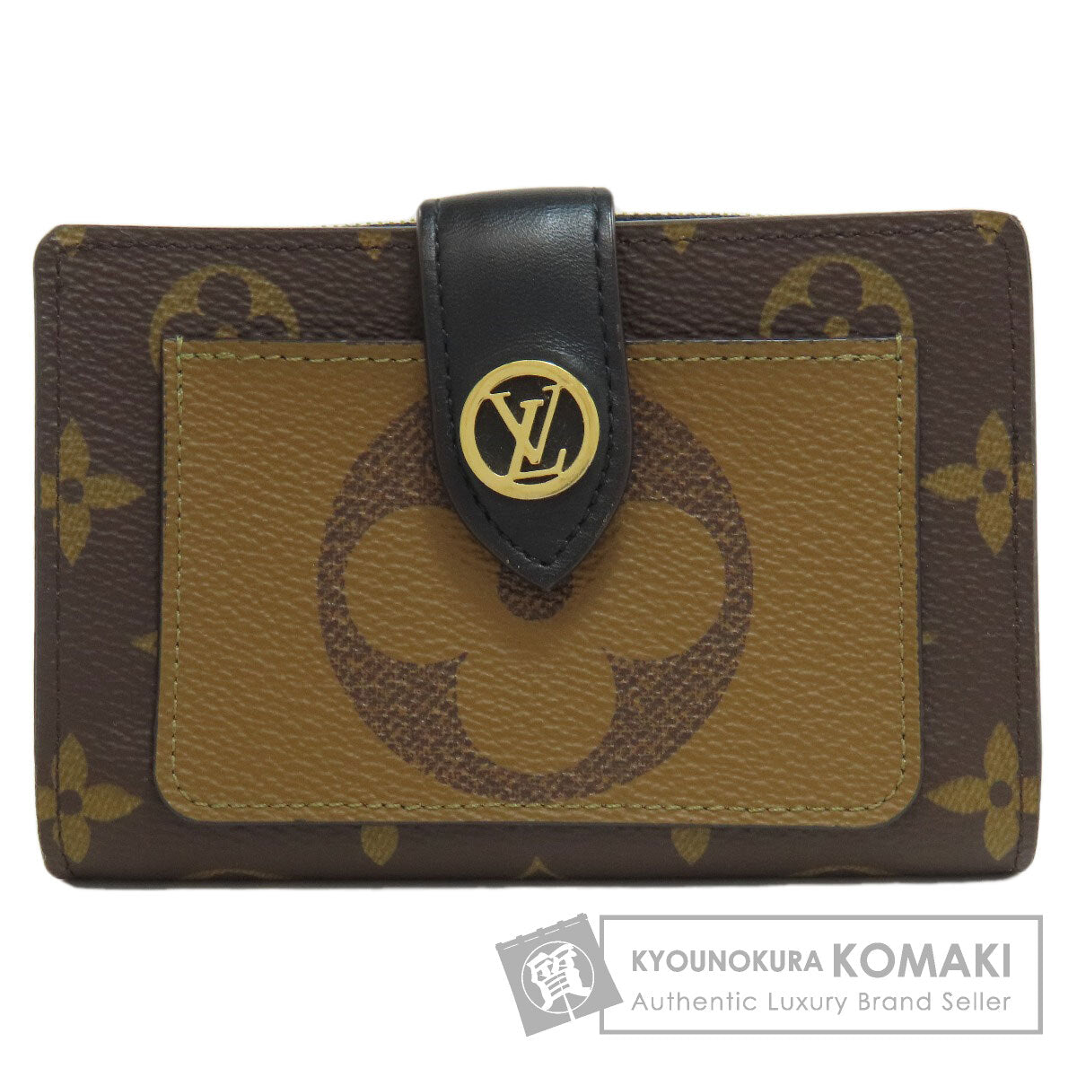 LOUIS VUITTON  M69432 Bifold Wallet with Coin Pocket Portefeiulle Juliet Monogram reverse Ladies