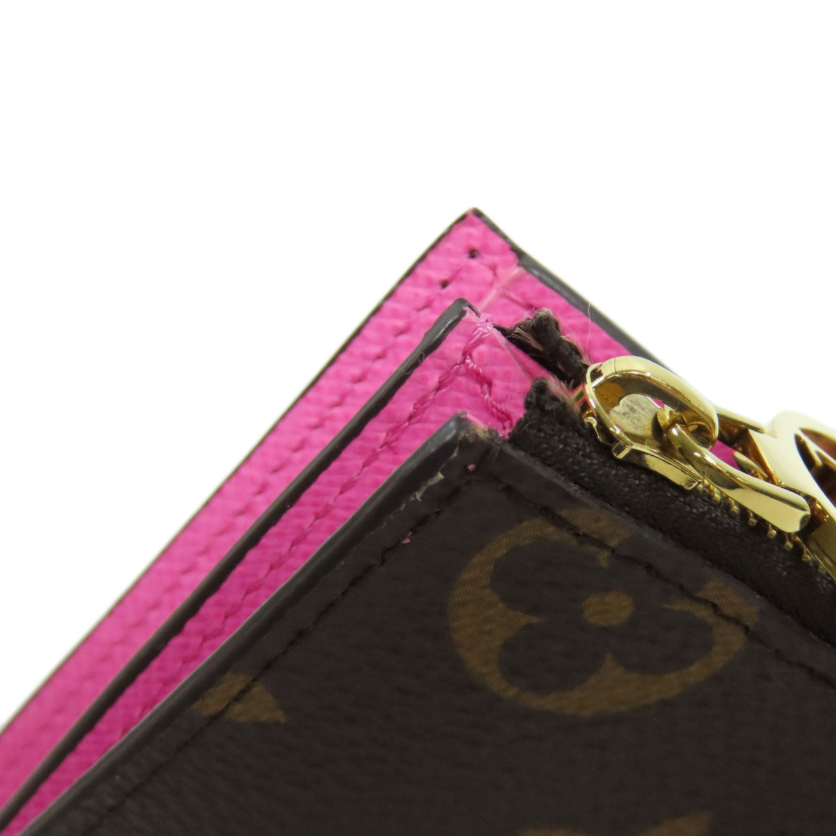 LOUIS VUITTON  M82383 Bifold Wallet with Coin Pocket Portefeiulle Lisa Monogram canvas Ladies