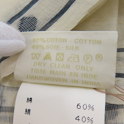 HERMES Carriage pattern Stall Silk CottonLadies [Used]