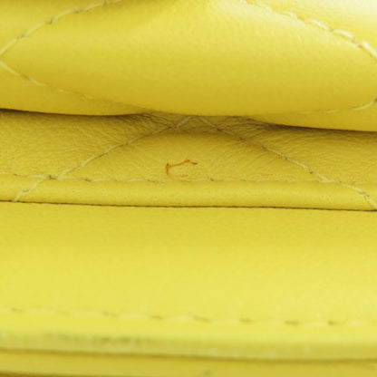 CHANEL ChainShoulder SilverHardware GoldHardware Shoulder Bag Lambskin Ladies [Used]