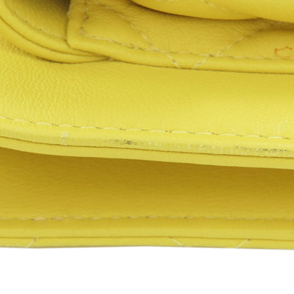 CHANEL ChainShoulder SilverHardware GoldHardware Shoulder Bag Lambskin Ladies [Used]