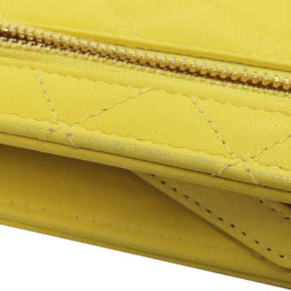 CHANEL ChainShoulder SilverHardware GoldHardware Shoulder Bag Lambskin Ladies [Used]