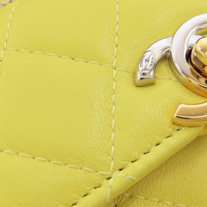 CHANEL ChainShoulder SilverHardware GoldHardware Shoulder Bag Lambskin Ladies [Used]