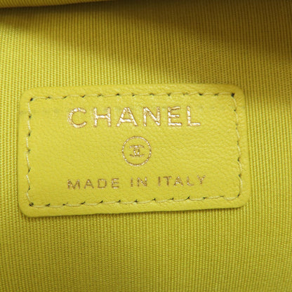 CHANEL ChainShoulder SilverHardware GoldHardware Shoulder Bag Lambskin Ladies [Used]