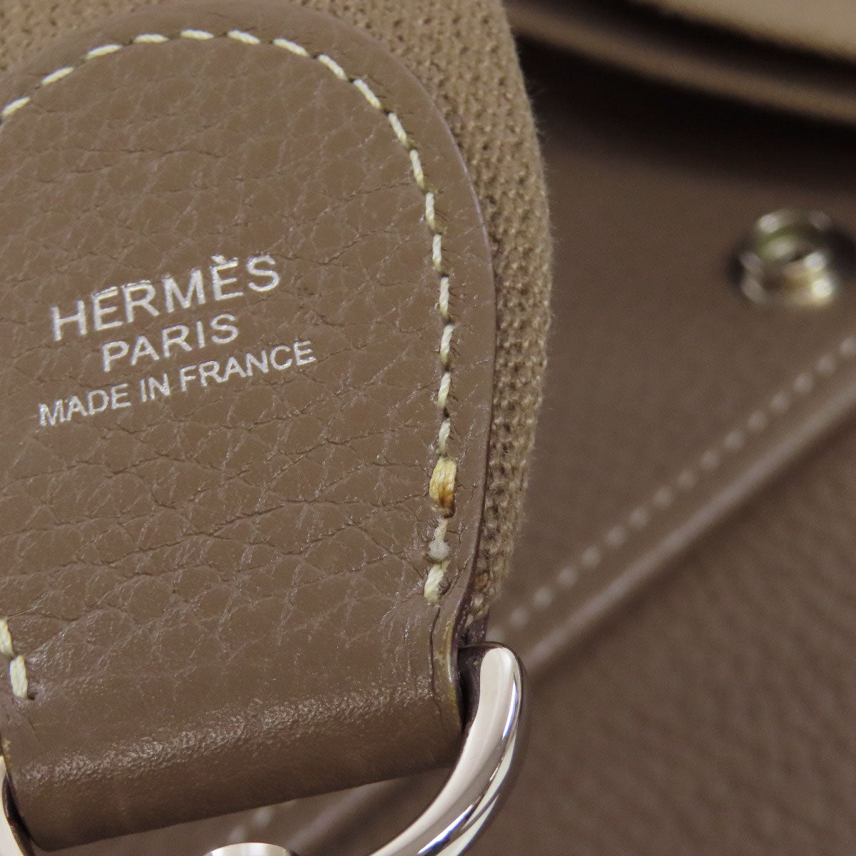 HERMES   Shoulder Bag Evelyne3 GM SilverHardware Taurillon Clemence Ladies