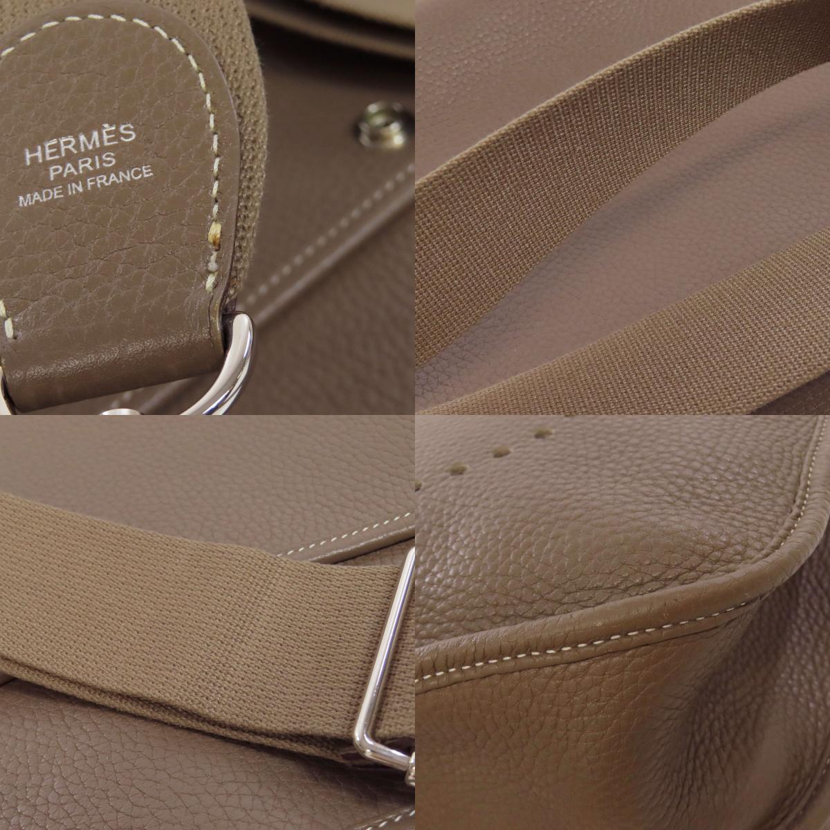 HERMES Evelyne3 GM SilverHardware Shoulder Bag Taurillon Clemence Ladies [Used]