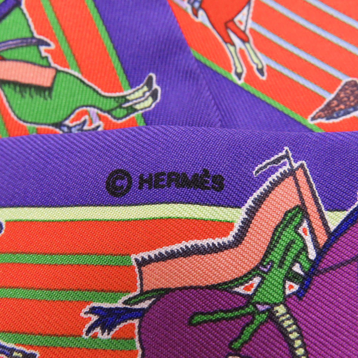 HERMES Twilly Scarf Silk Ladies [Used]