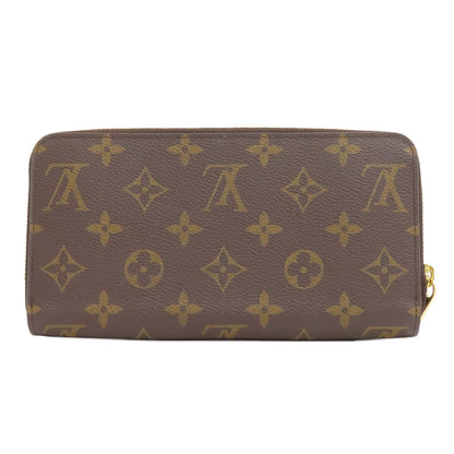 LOUIS VUITTON  M41895 Long wallet (with coin pocket) Zippy wallet Monogram canvas Ladies