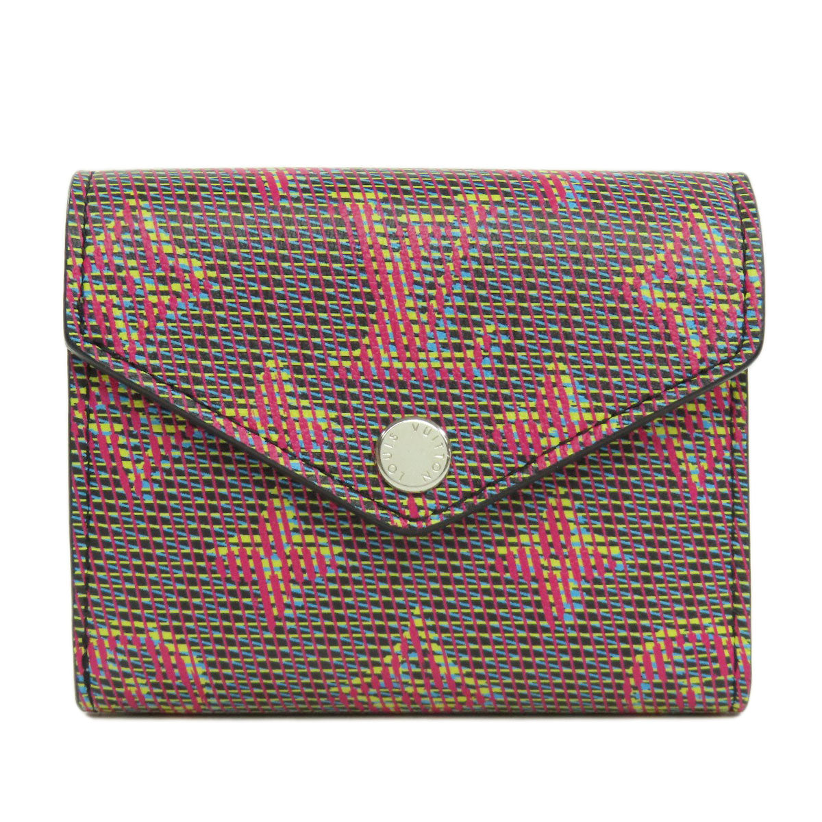 LOUIS VUITTON  M68673 Bifold Wallet with Coin Pocket Portefeiulle Zoe LV Pop Monogram canvas Ladies