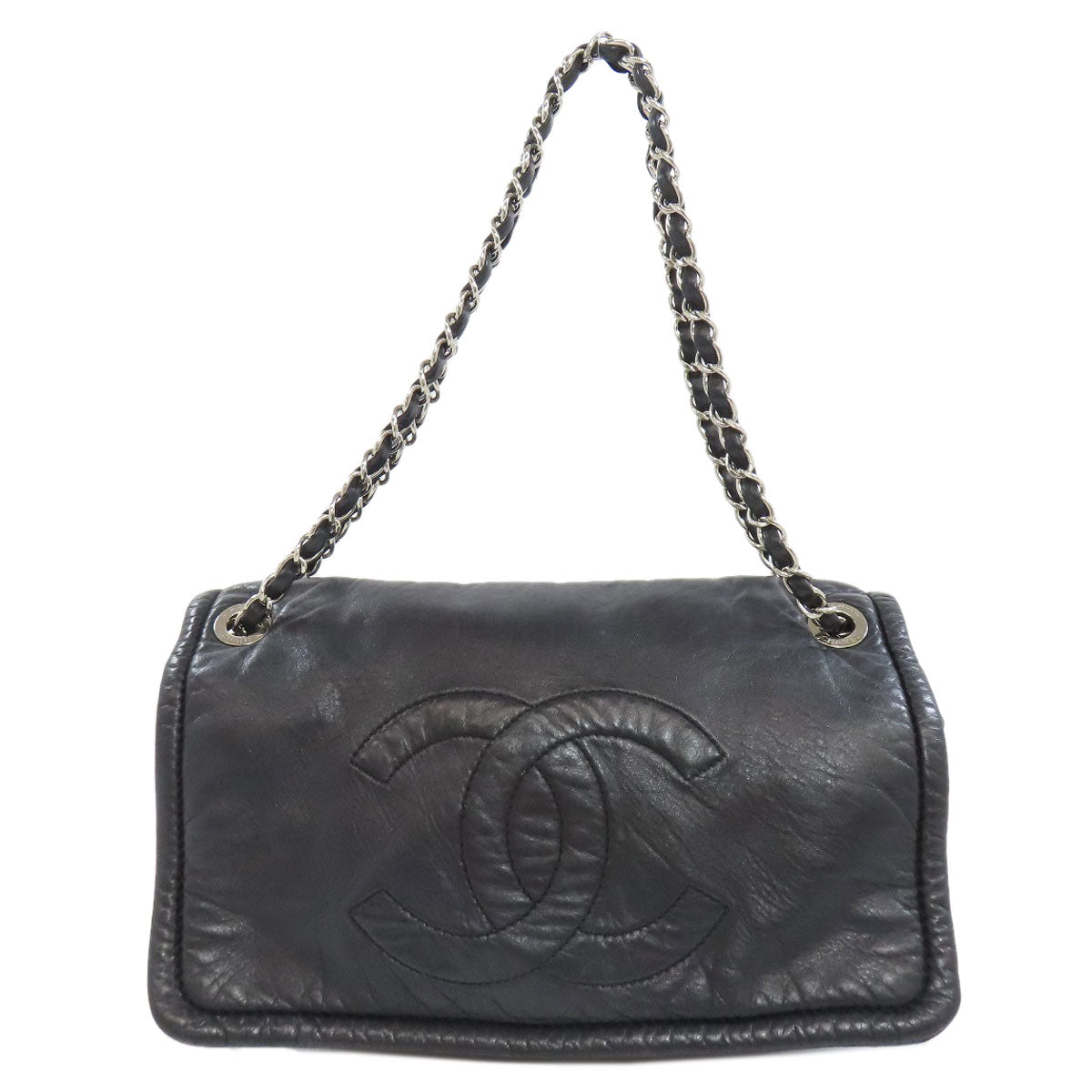 CHANEL   Shoulder Bag Matelasse COCO Mark SilverHardware Lambskin Ladies