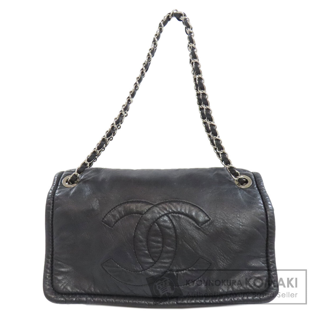 CHANEL   Shoulder Bag Matelasse COCO Mark SilverHardware Lambskin Ladies