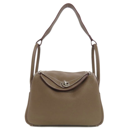 HERMES Lindy 26 SilverHardware Handbag Taurillon Clemence Ladies [Used]