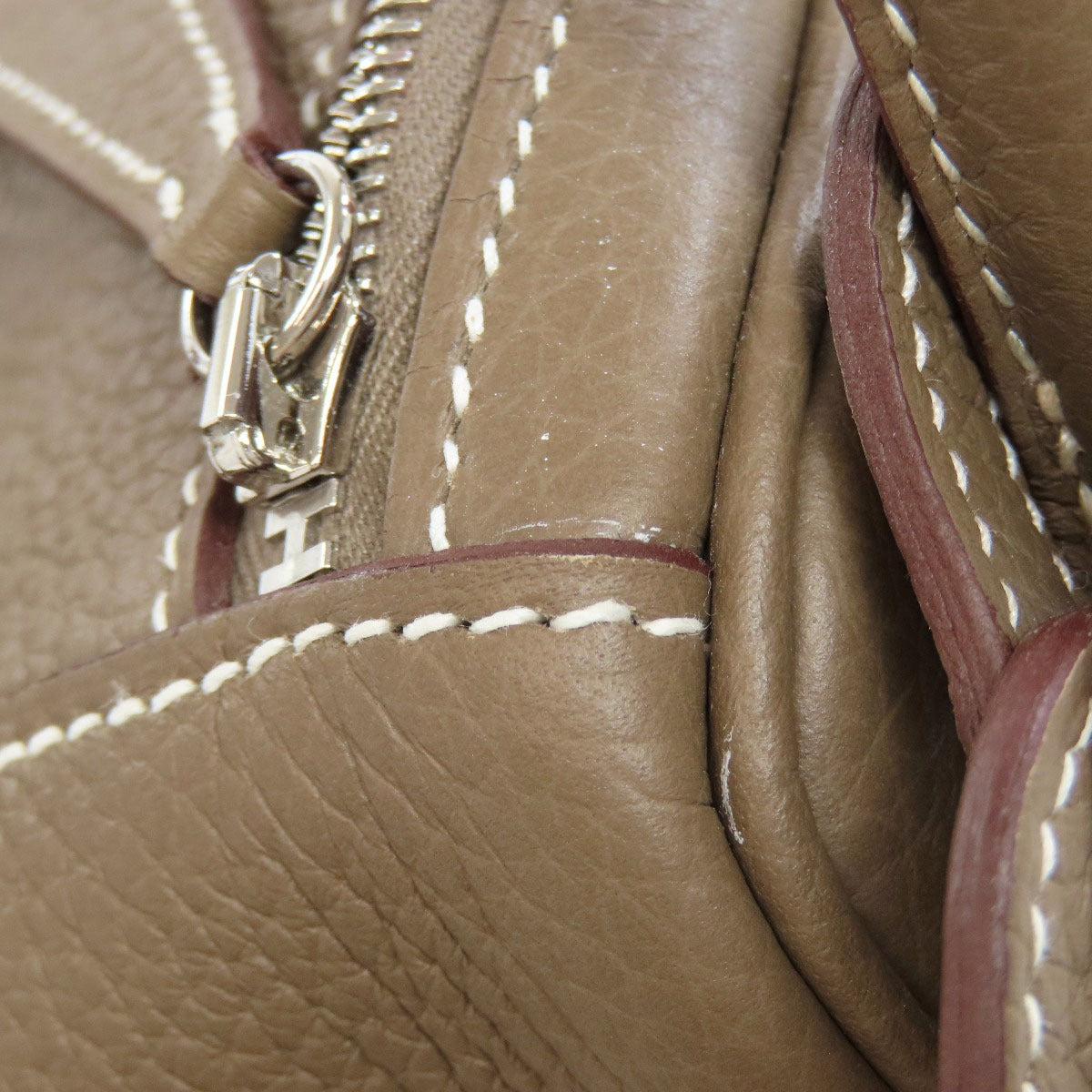 HERMES Lindy 26 SilverHardware Handbag Taurillon Clemence Ladies [Used]