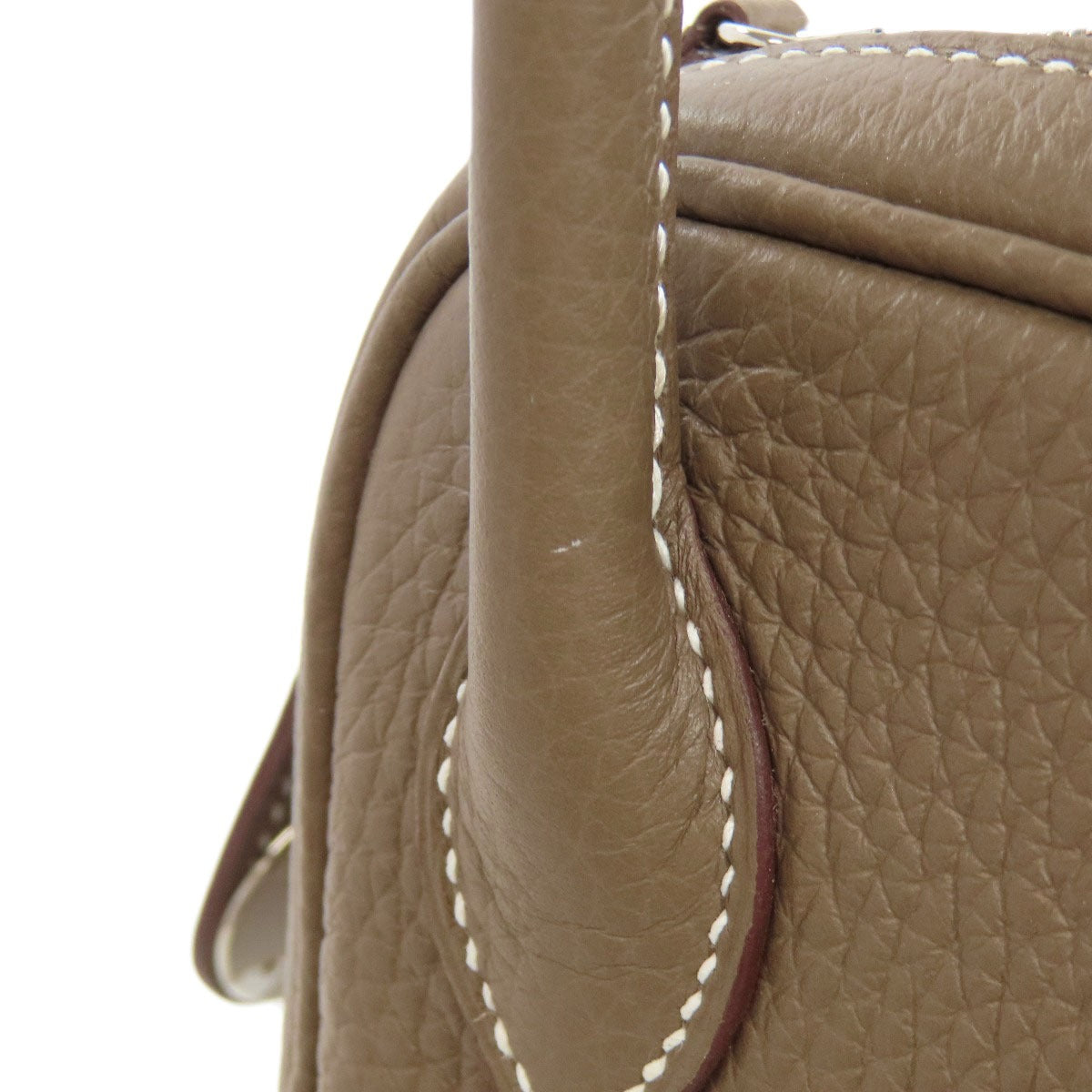 HERMES Lindy 26 SilverHardware Handbag Taurillon Clemence Ladies [Used]