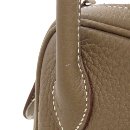 HERMES Lindy 26 SilverHardware Handbag Taurillon Clemence Ladies [Used]