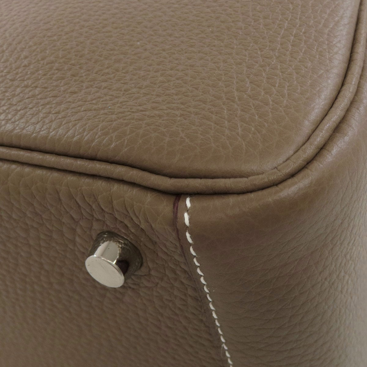 HERMES Lindy 26 SilverHardware Handbag Taurillon Clemence Ladies [Used]